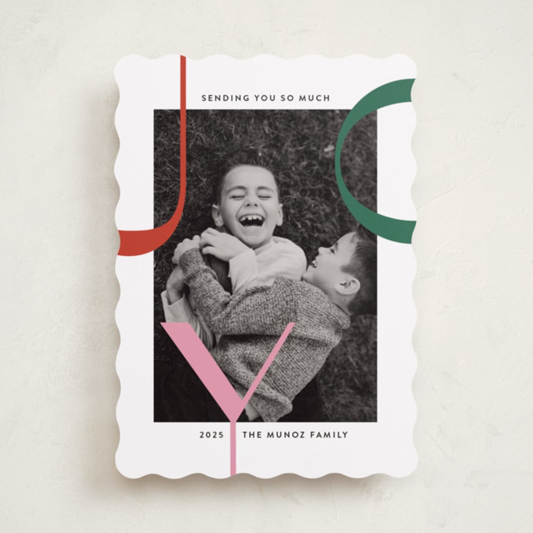 "Big joy" - Holiday Cards in Holly by Annie Holmquist - Front