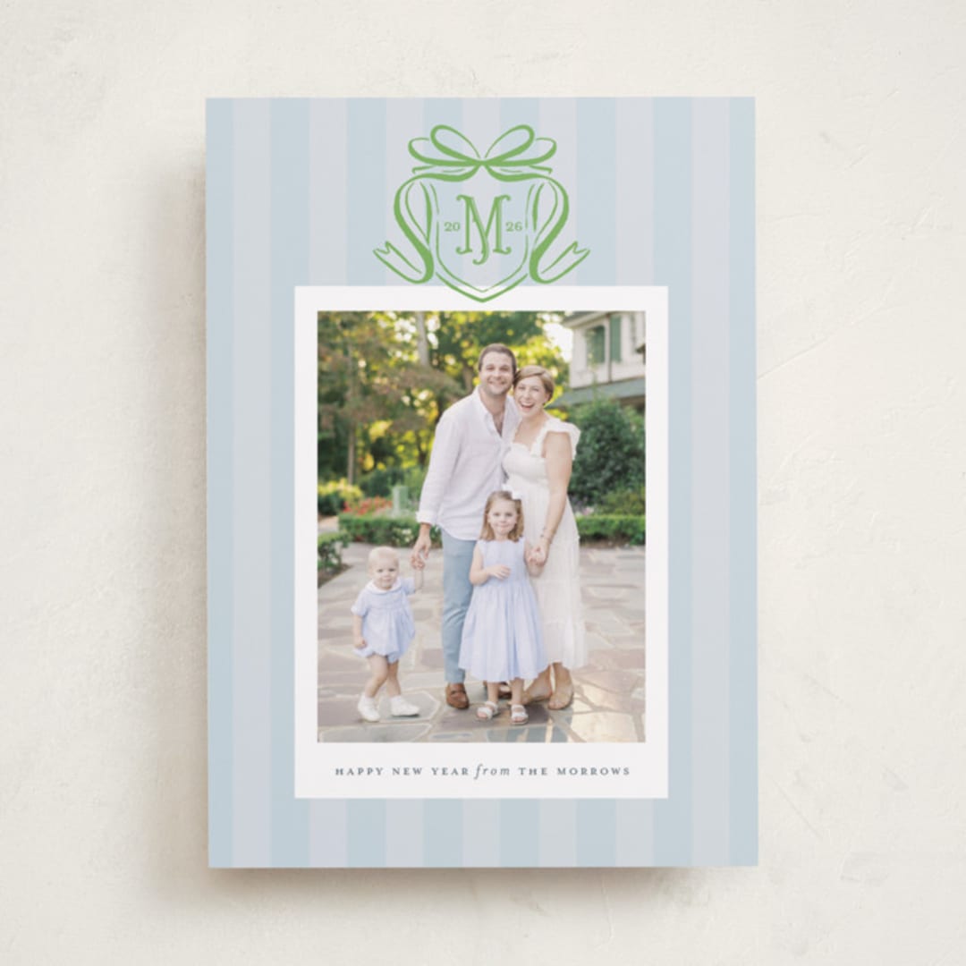 "Southern Charm" - Holiday Cards in Frost by Pink House Press - Front