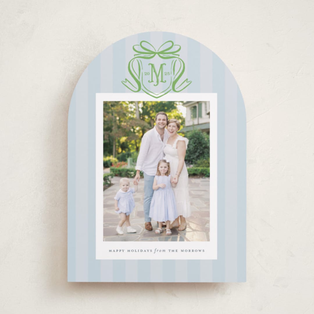 "Southern Charm" - Holiday Cards in Frost by Pink House Press - Front