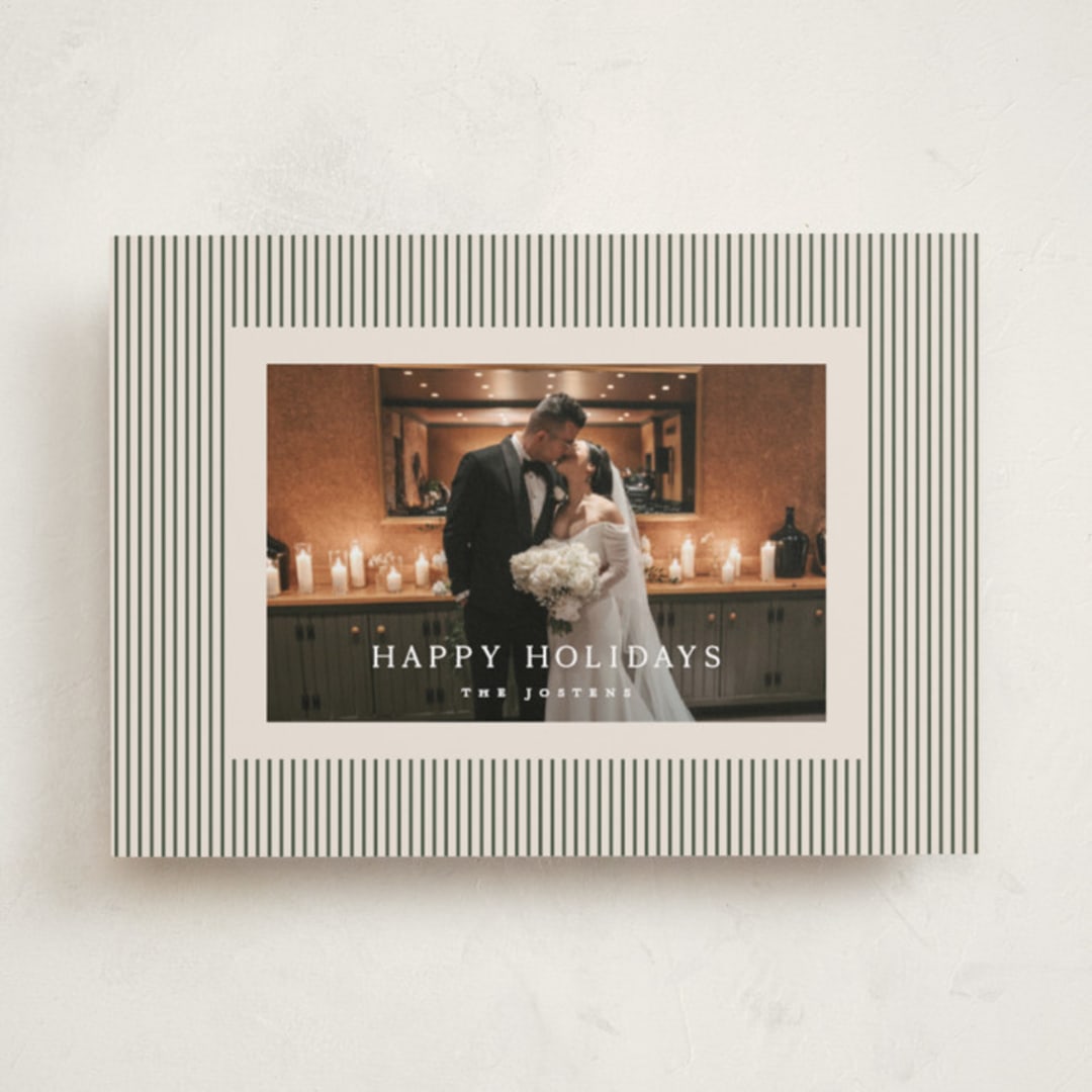 "The Prep" - Holiday Cards in Balsam by Kristie Kern - Front