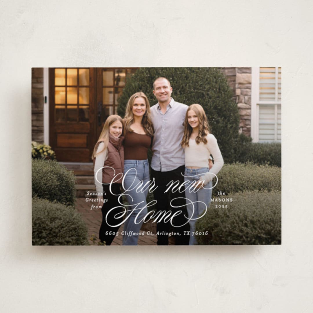 "Abode" - Holiday Cards in Snow by Blustery August - Front