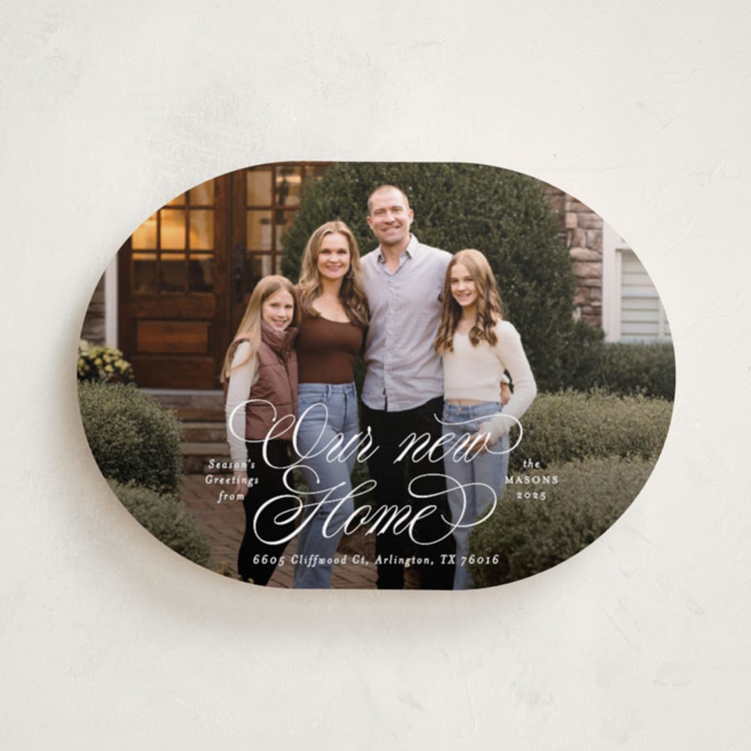 "Abode" - Holiday Cards in Snow by Blustery August - Front