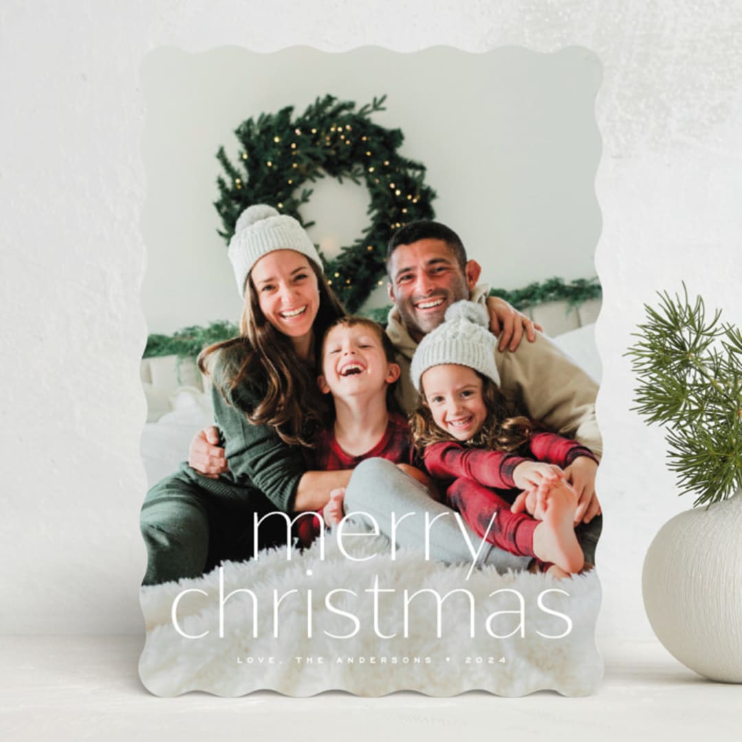 "Twinkle" - Holiday Cards in Snow by MC Designs - Front