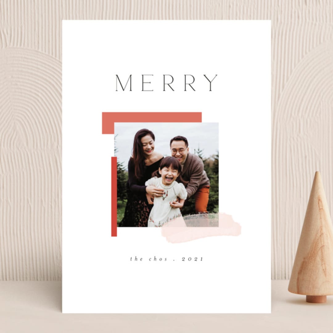 "Assemblage" - Holiday Cards in Snow by Morgan Kendall - Front