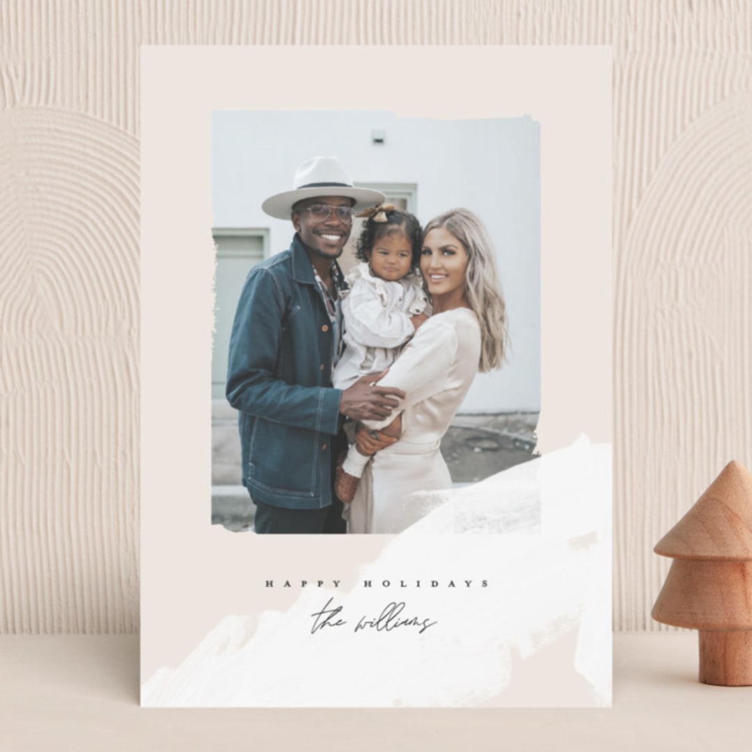 "Whip Cream" - Holiday Cards in Eggnog by Pixel and Hank - Front