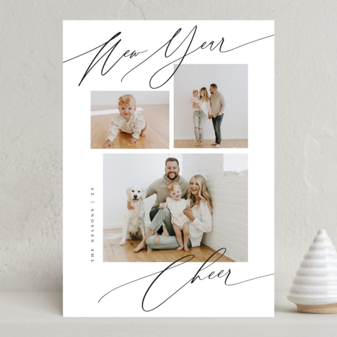 "Whimsical" - Holiday Cards in Vanilla by Pixel and Hank - Front