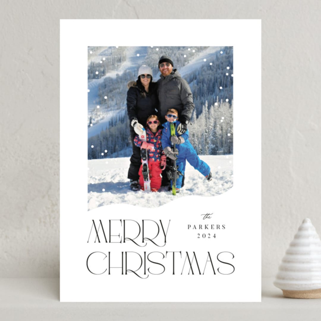 "Snow What Fun" - Holiday Cards in Ink by Olivia Raufman - Front