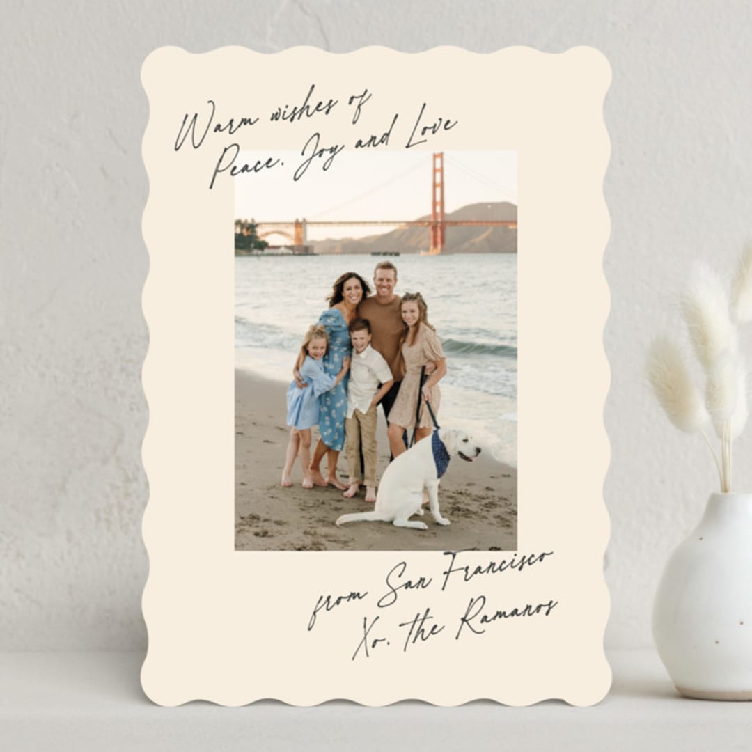 "Written it" - Holiday Cards in Eggnog by Creo Study - Front