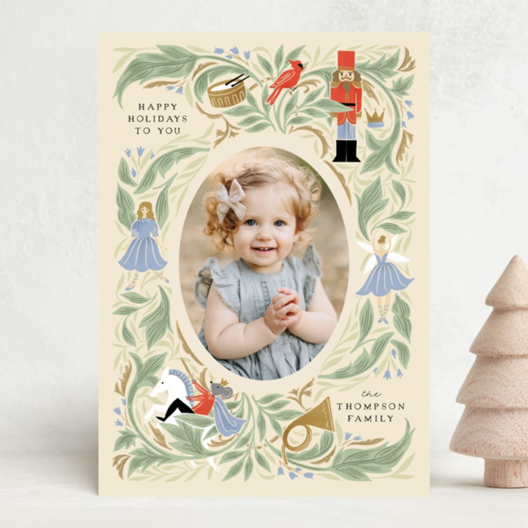 "magical nutcracker" - Holiday Cards in Buttercream by Grae - Front