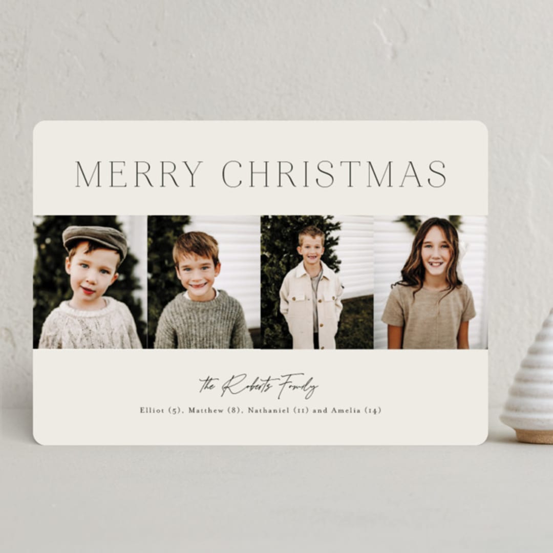 "holiday squad" - Holiday Cards in Crepe by Abi de Leon - Front