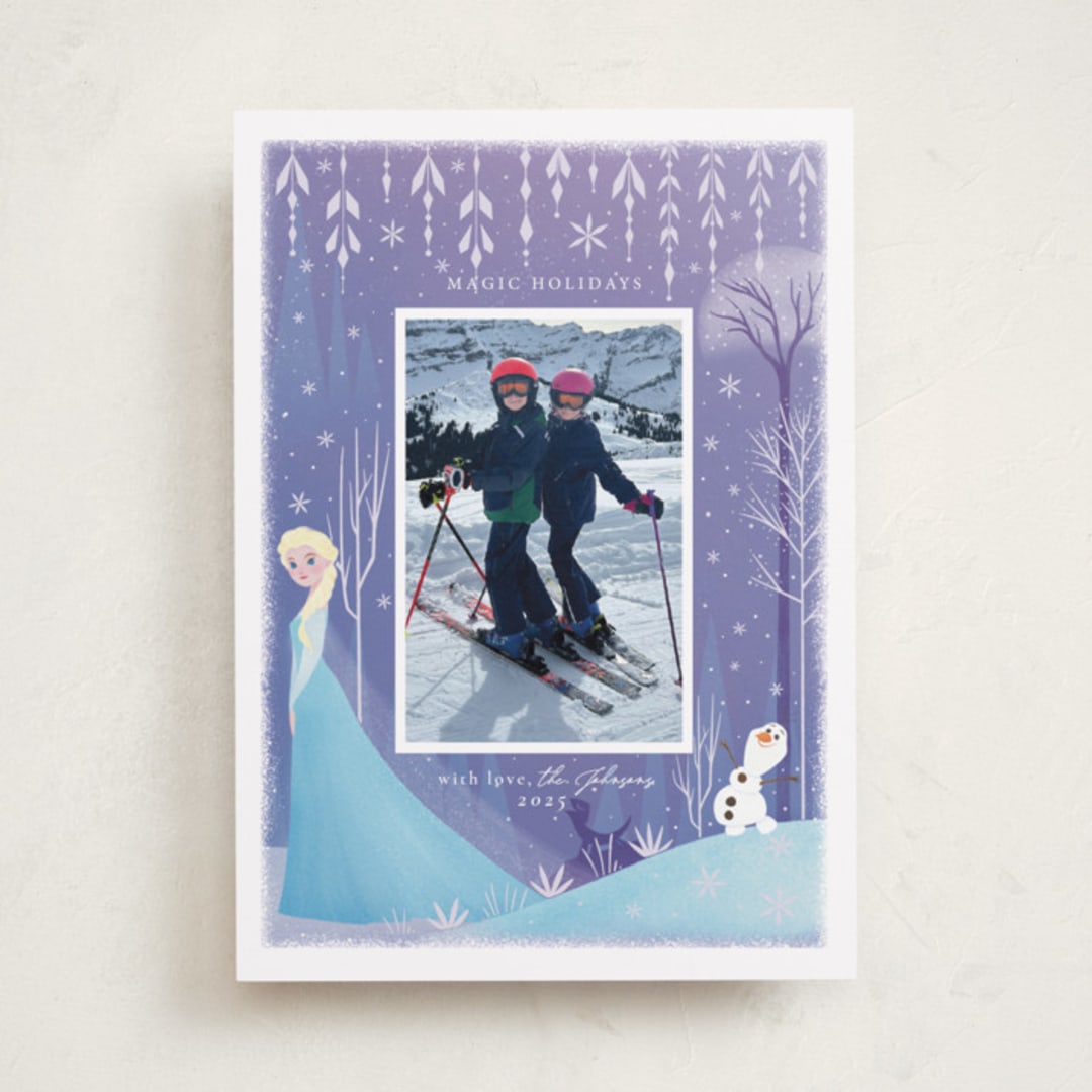 "Frozen magic holidays" - Holiday Cards in Twilight by Sabrin Deirani - Front