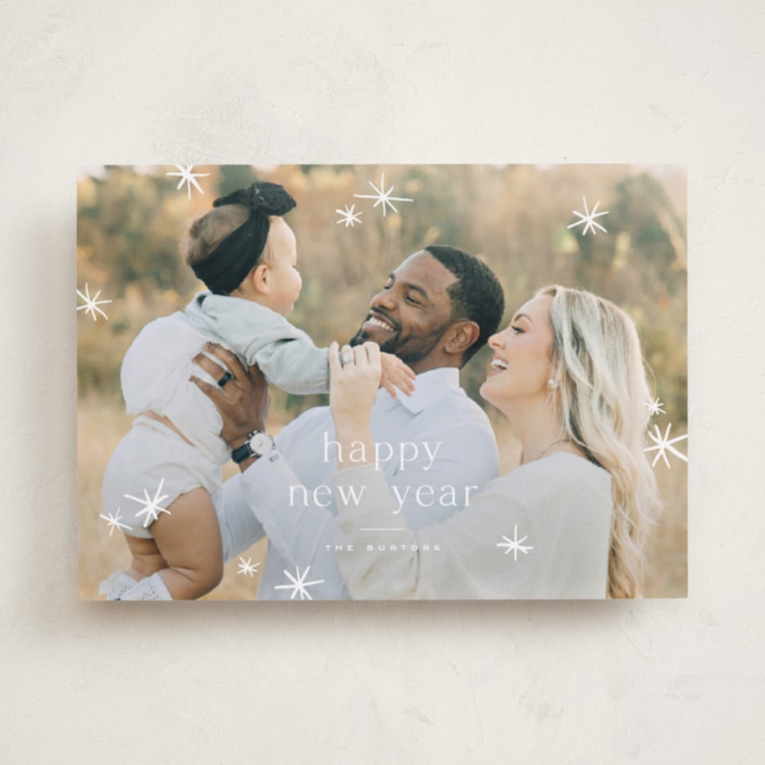 "Twinkle!" - Holiday Cards in Snow by Wildfield Paper Co - Front