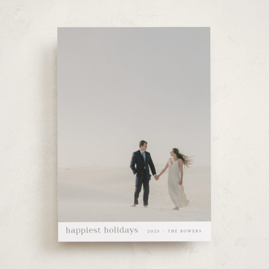 "minimalist delight" - Holiday Cards in Pear by Design Lotus - Front