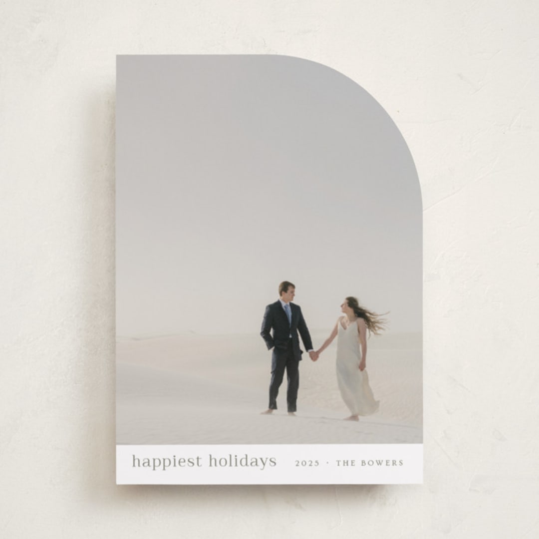 "minimalist delight" - Holiday Cards in Pear by Design Lotus - Front