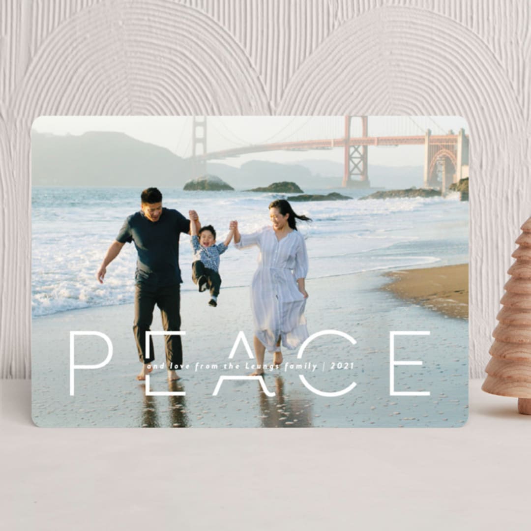 "Quietude" - Holiday Cards in Glacier by Rebecca Daublin - Front