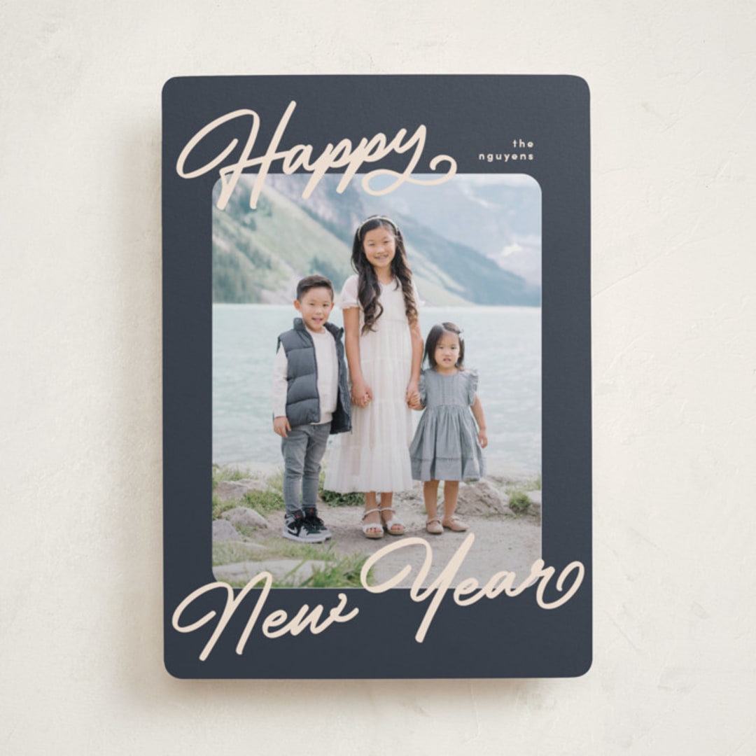 "the classic" - Holiday Cards in Jean by Pixel and Hank - Front