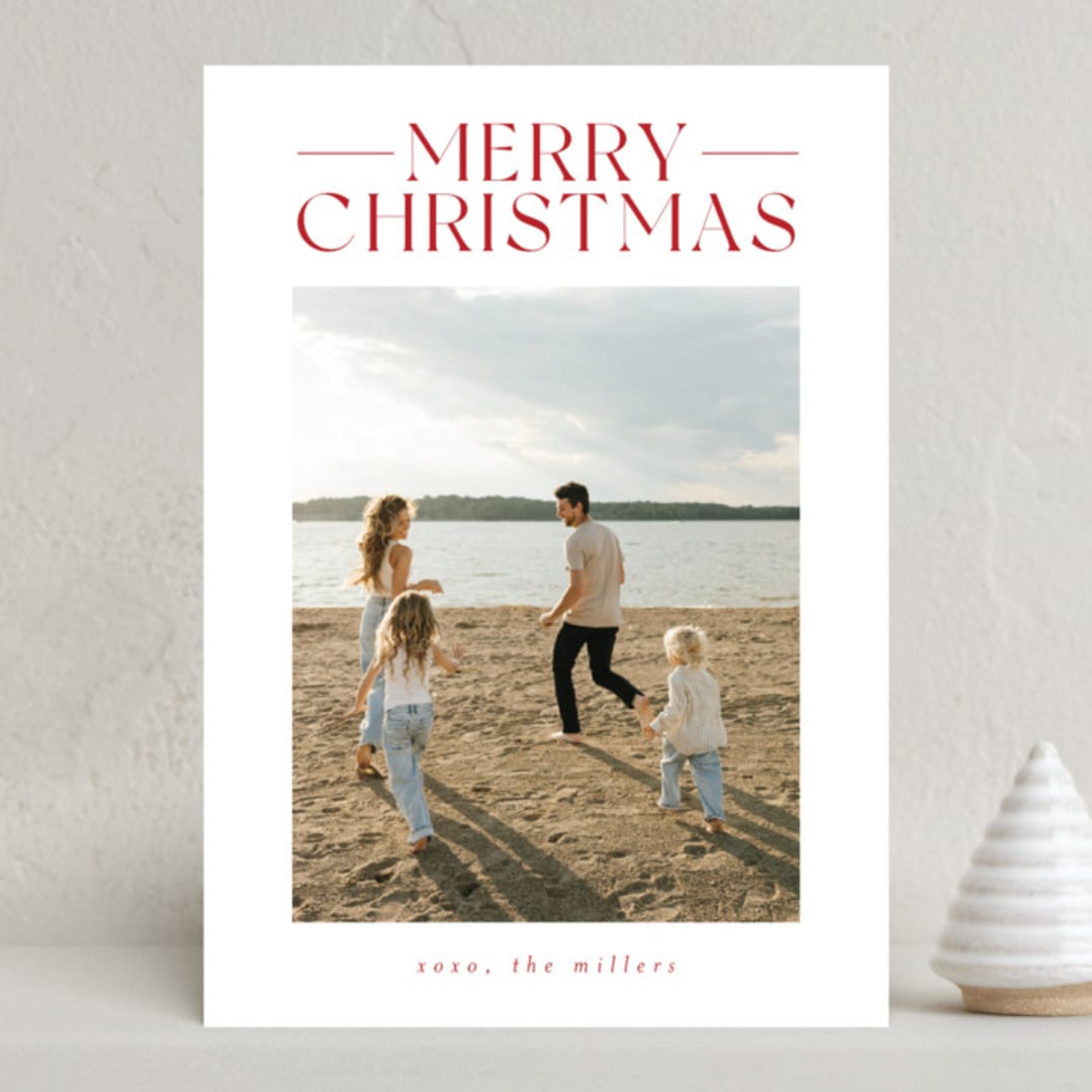 "Red" - Holiday Cards in Holly by Darryl Don Doctor - Front