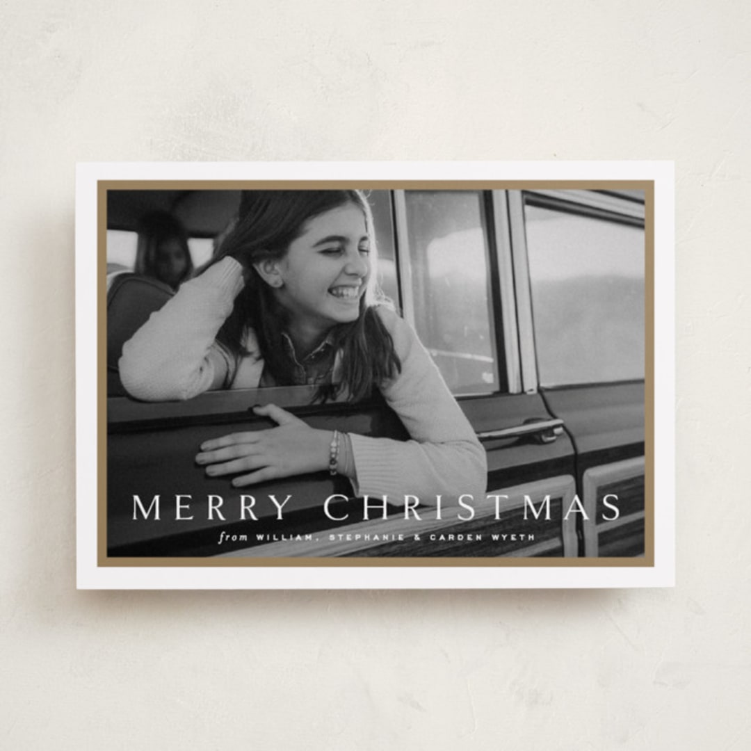 "Winds" - Holiday Cards in Cotton by Amy Kross - Front