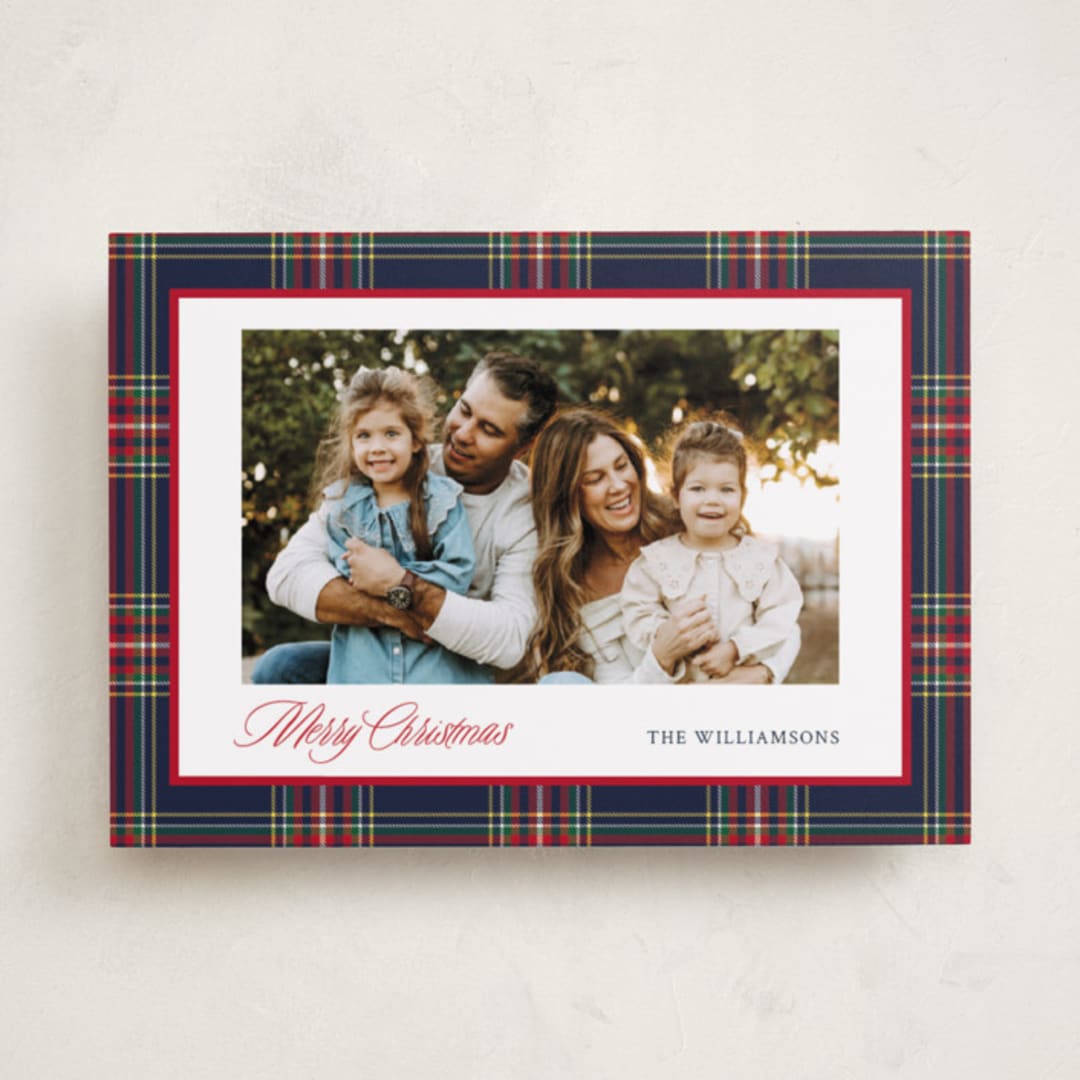 "Navy Baby" - Holiday Cards in Navy by Cindy Reynolds - Front