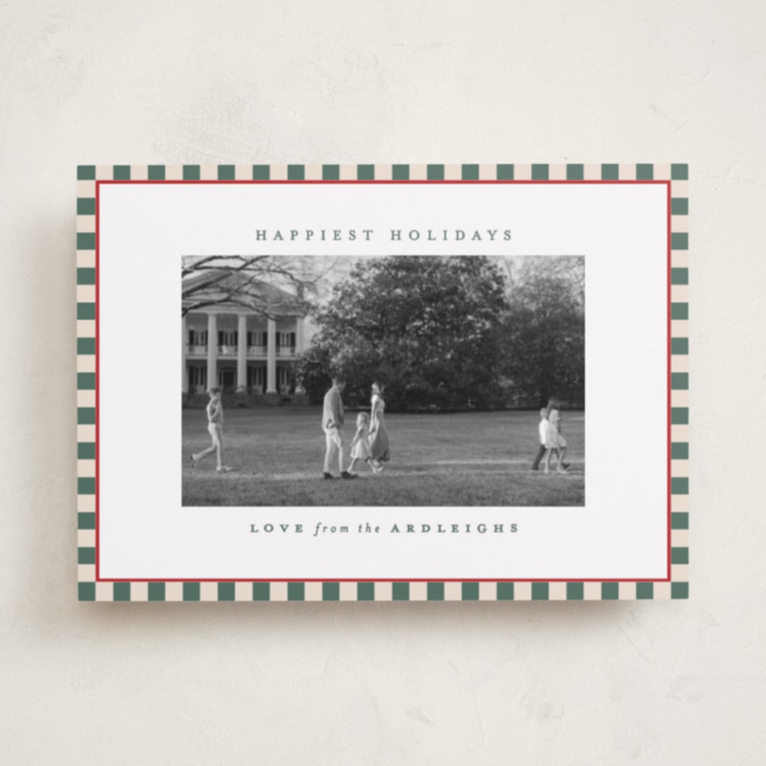 "The Charleston" - Holiday Cards in Spruce by Kristie Kern - Front