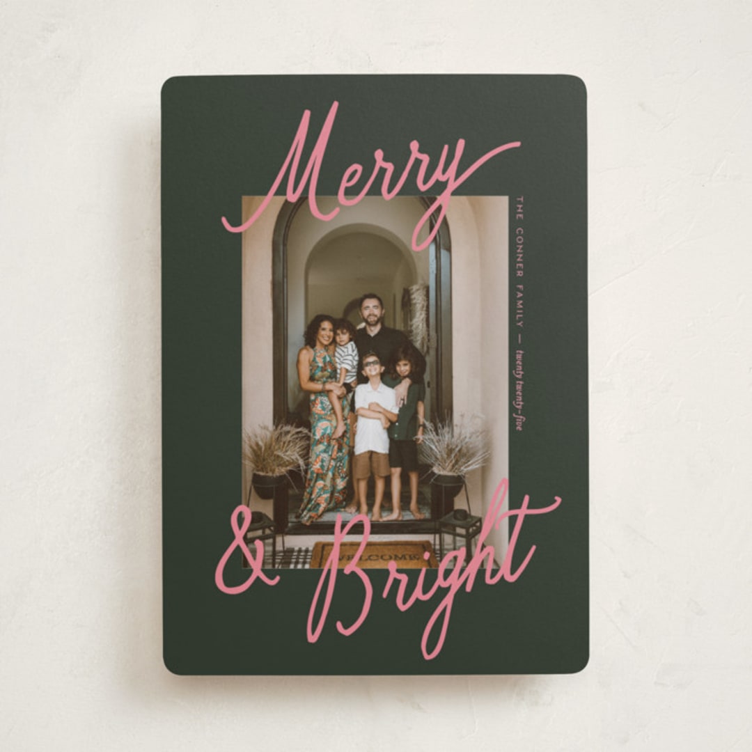 "Jottings" - Holiday Cards in Mistletoe by Pixel and Hank - Front