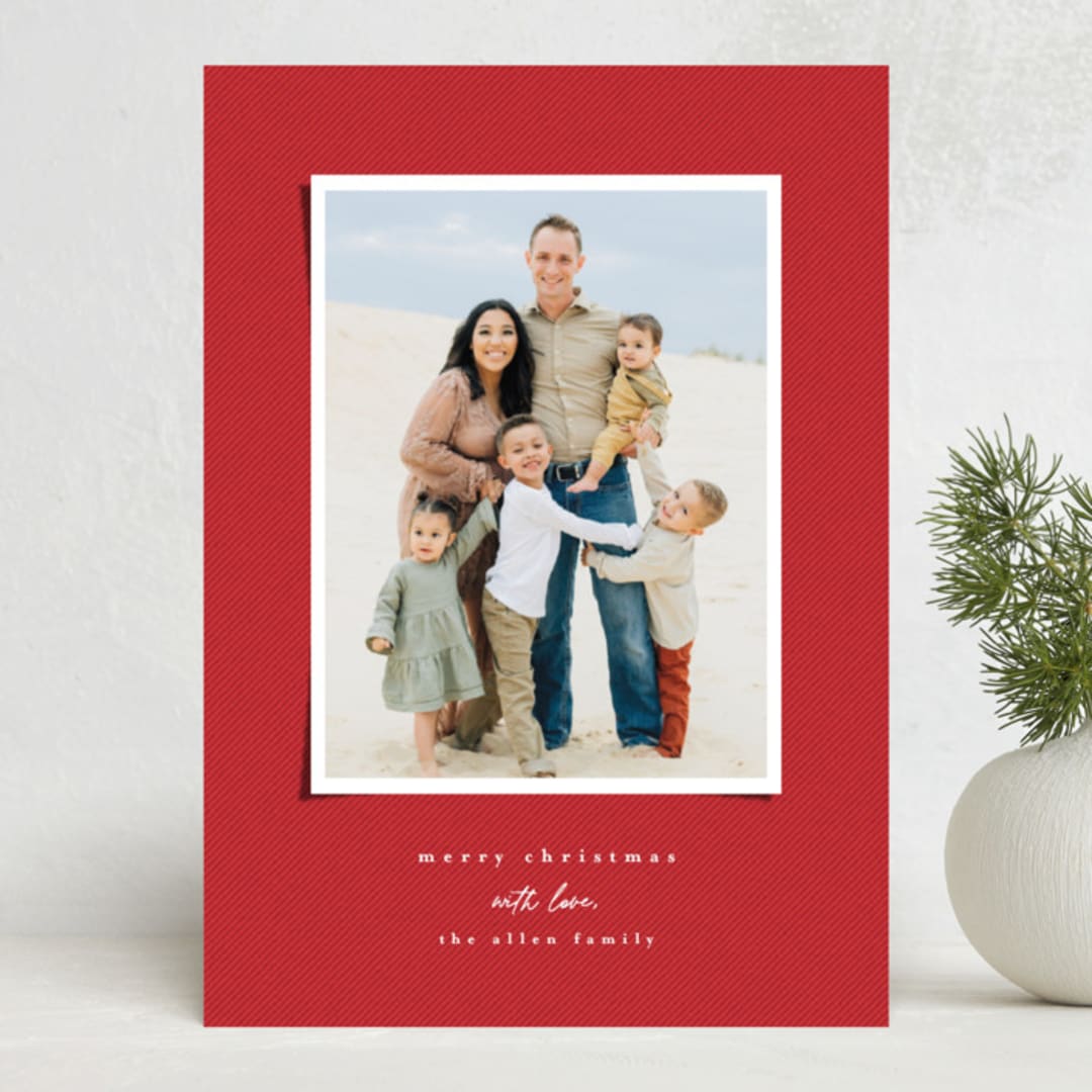 "Christmas cord" - Holiday Cards in Barn by Lea Delaveris - Front