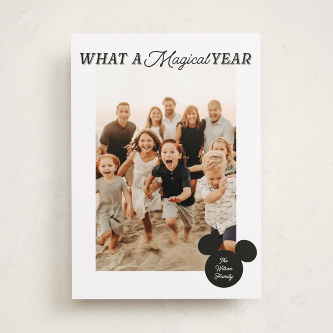 "Magical Year" - Holiday Cards in Ink by Mackenzie Clarken - Front