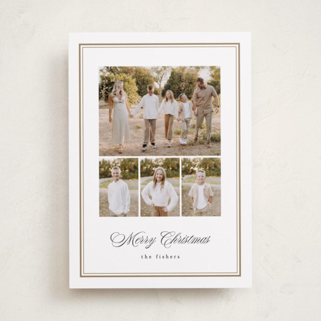 "Hampton House" - Holiday Cards in Snow by Erin L. Wilson - Front