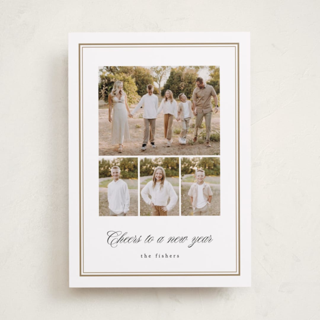 "Hampton House" - Holiday Cards in Snow by Erin L. Wilson - Front