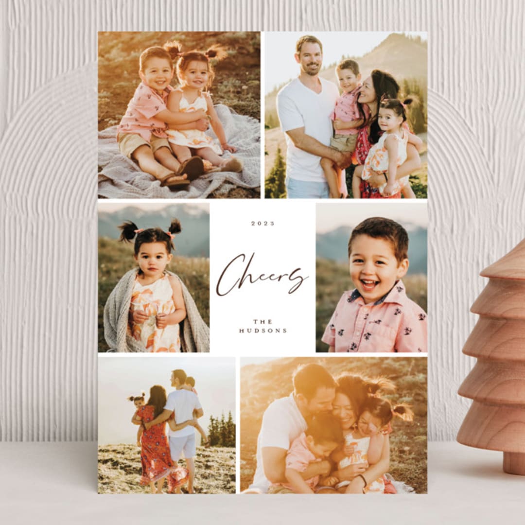 "Photo collection" - Holiday Cards in Hot Cocoa by Yaling Hou Suzuki - Front