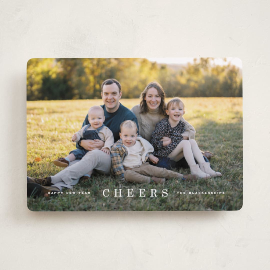 "Strand" - Holiday Cards in Cotton by Amy Kross - Front