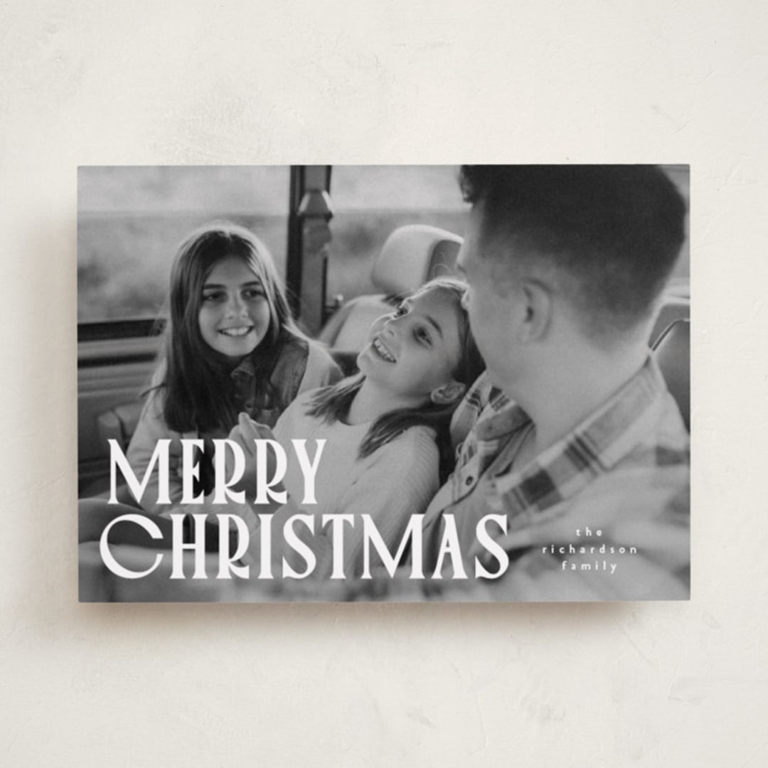 "Carper" - Holiday Cards in Snow by Tamara Hilje - Front