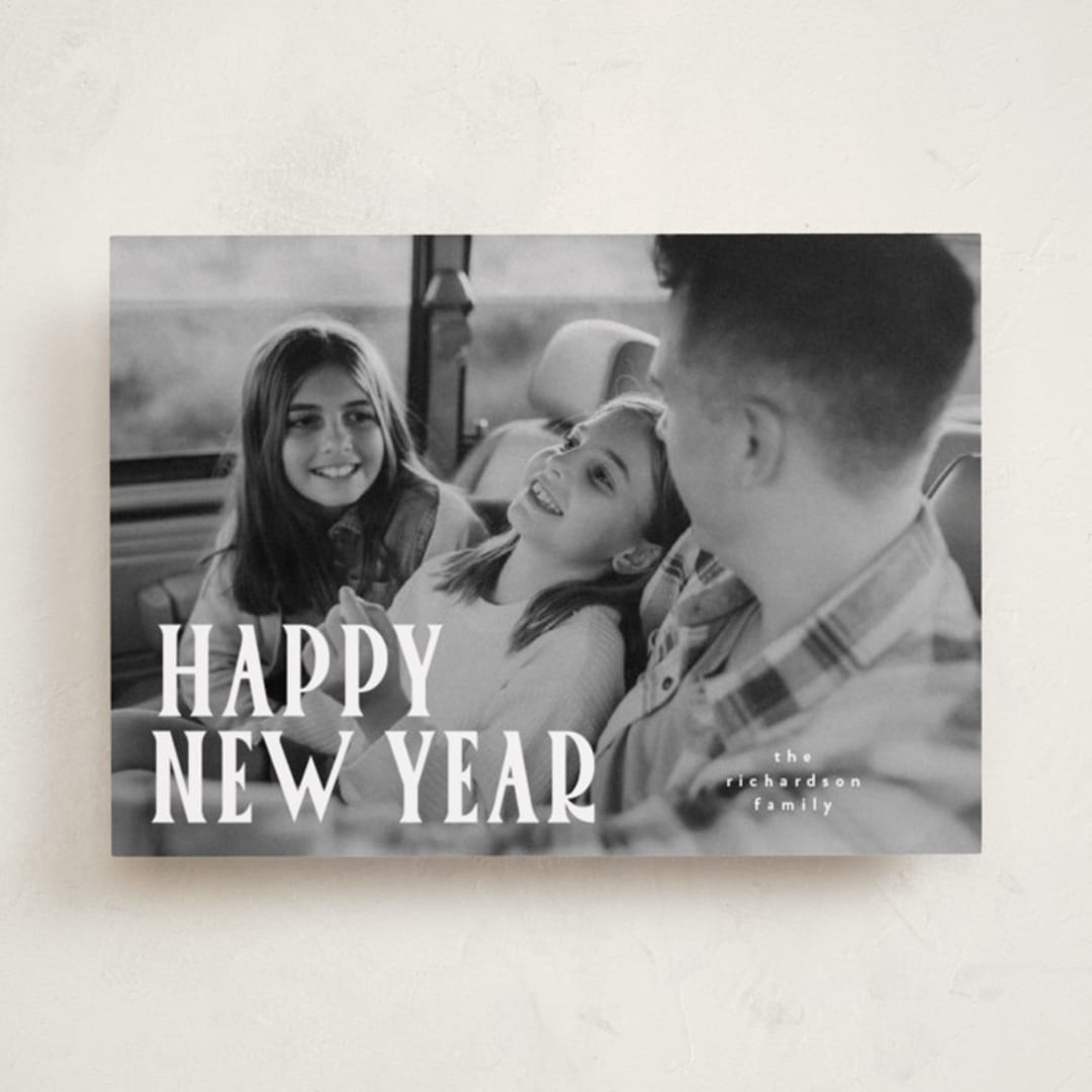 "Carper" - Holiday Cards in Snow by Tamara Hilje - Front