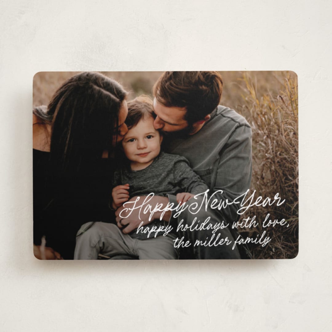 "Notes" - Holiday Cards in Snow by AK Graphics - Front