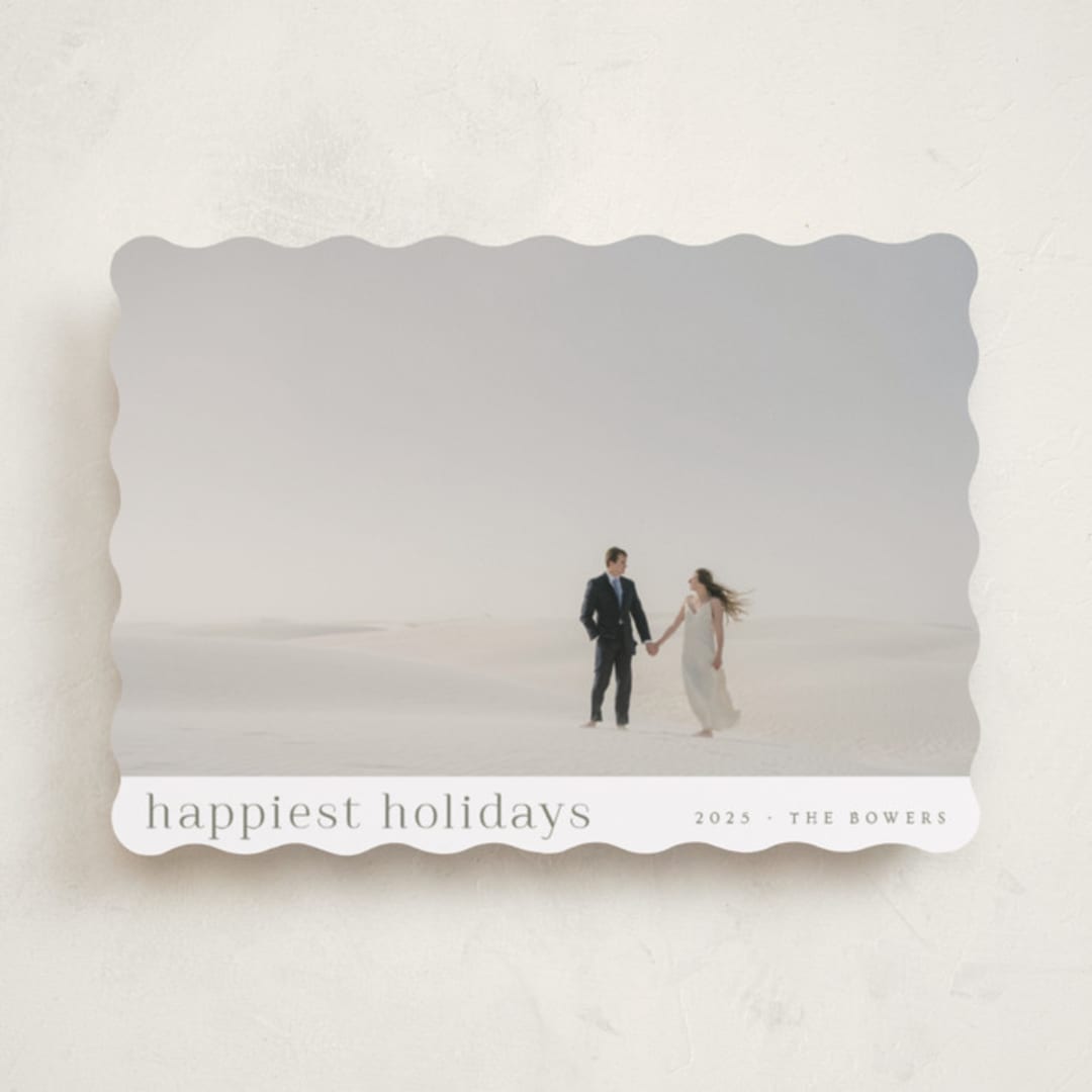 "minimalist delight" - Holiday Cards in Pear by Design Lotus - Front