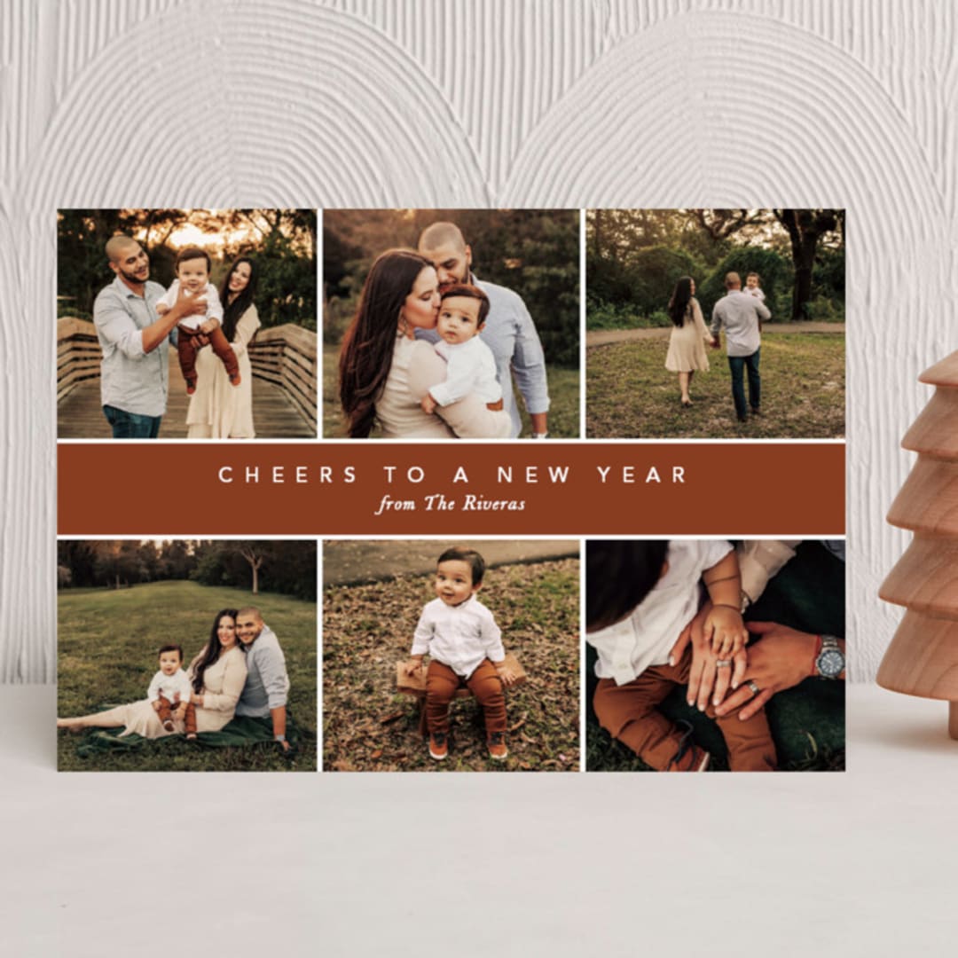 "Christmas Montage" - Holiday Cards in Harvest by Vanessa Doyle - Front