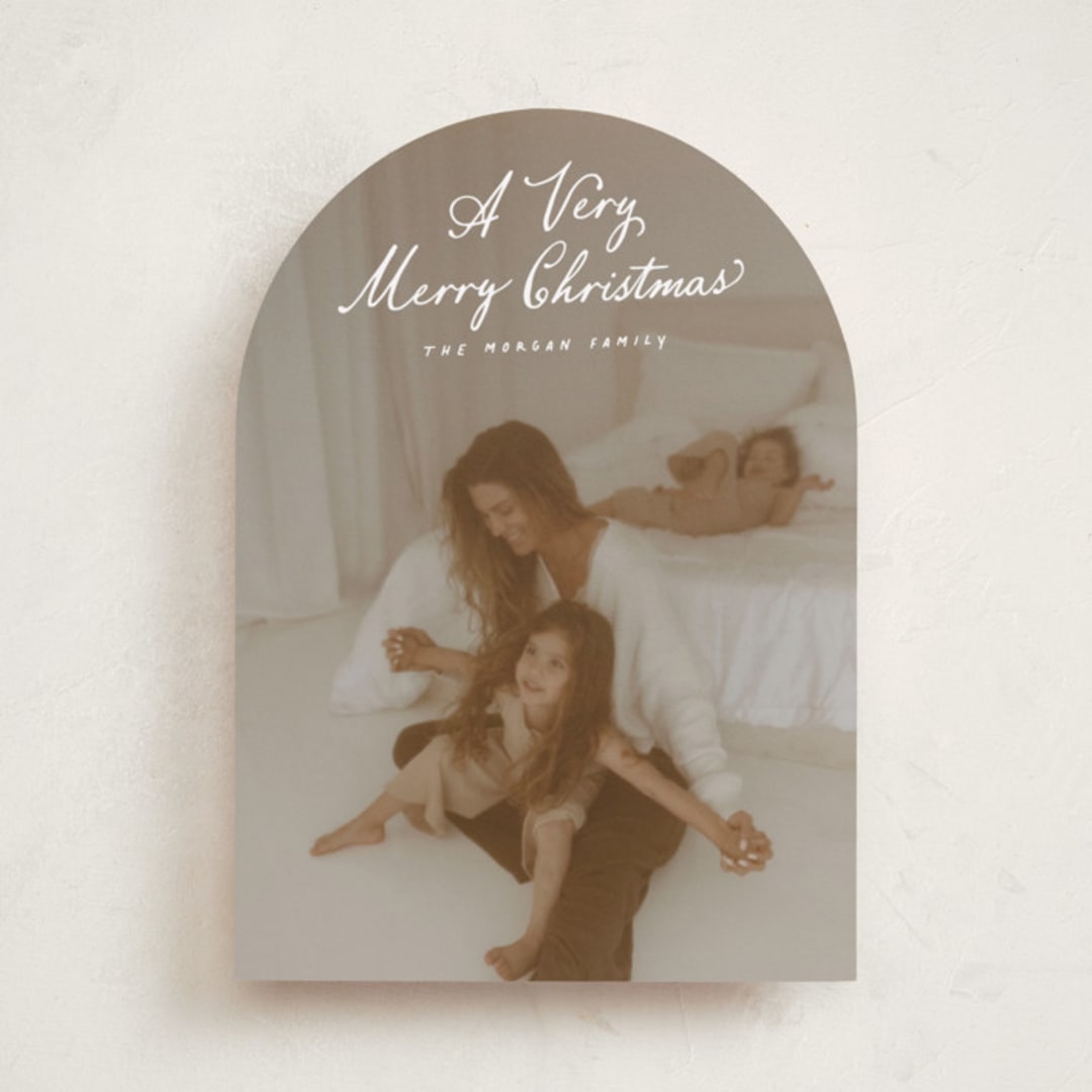 "Very Merry Christmas" - Holiday Cards in Icicle by Hooray Creative - Front