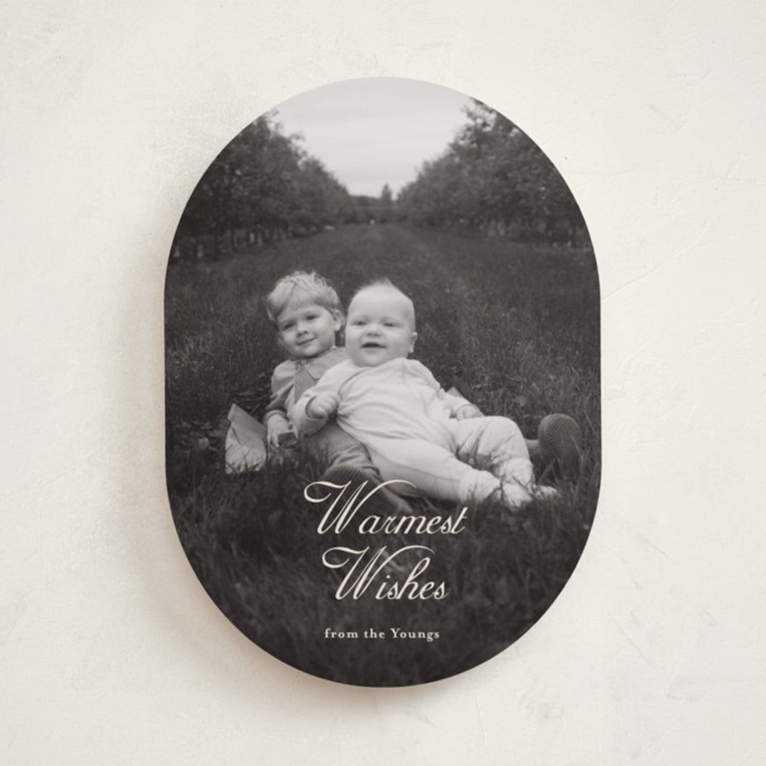 "Warm Winter Wishes" - Holiday Cards in Vanilla by Ani Somi - Front