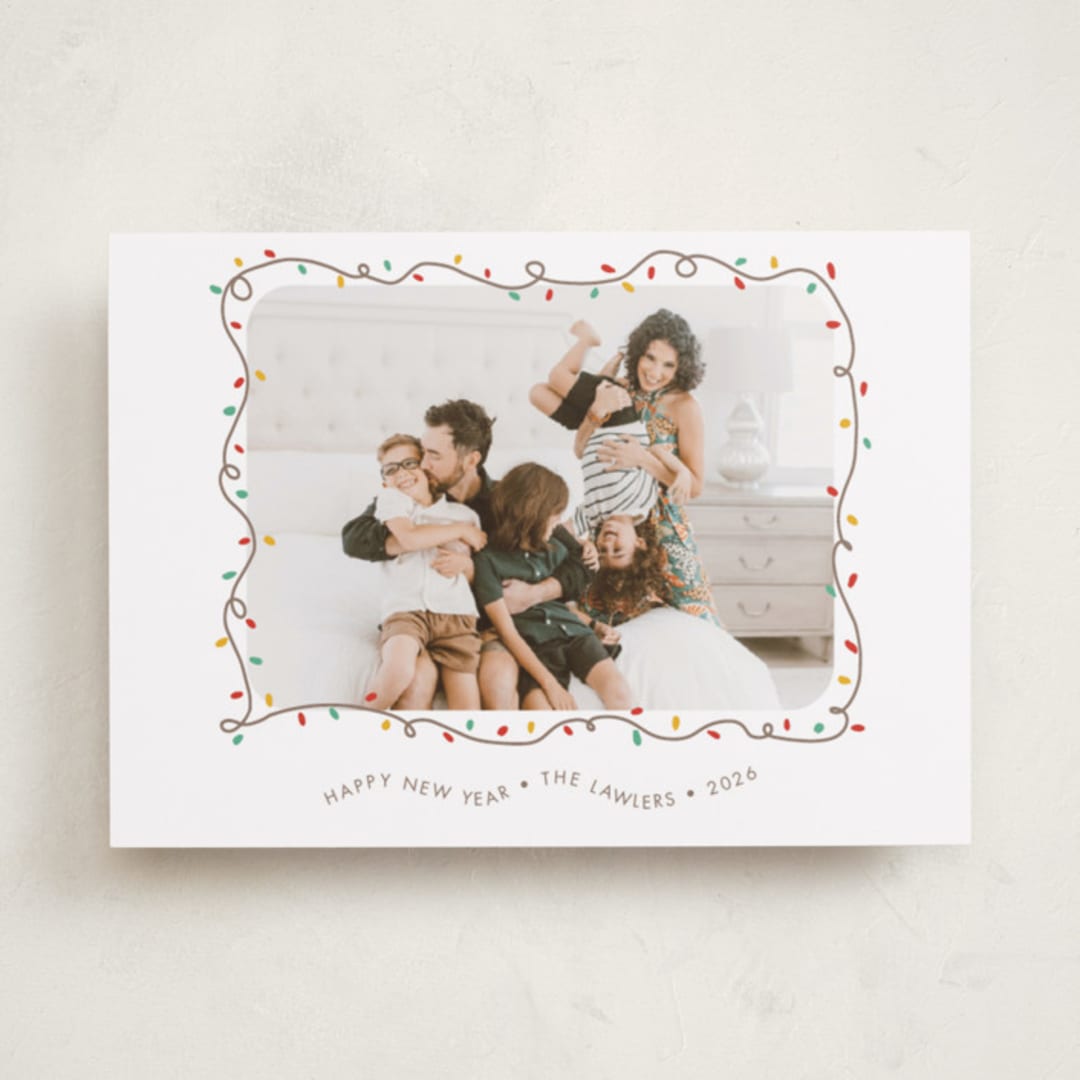 "Crazy Lights" - Holiday Cards in Frosting by Holly Whitcomb - Front