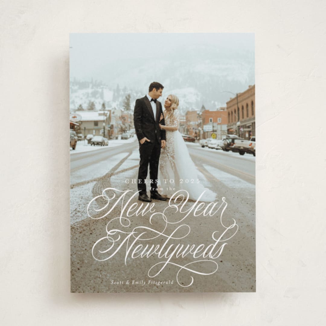 "Bliss" - Holiday Cards in Snow by Jackie Crawford - Front