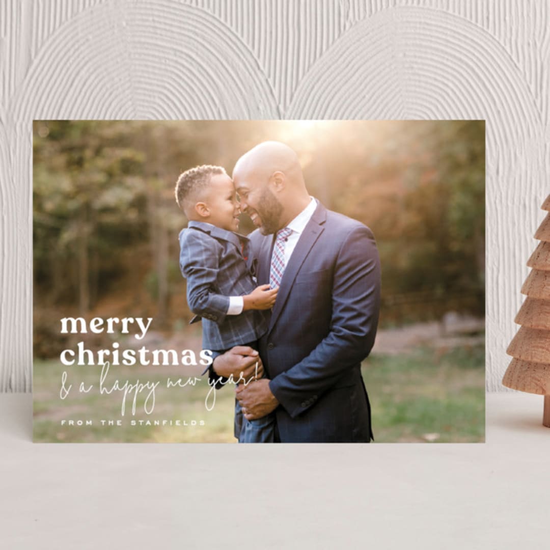 "newstand" - Holiday Cards in Snow by Sara Hicks Malone - Front