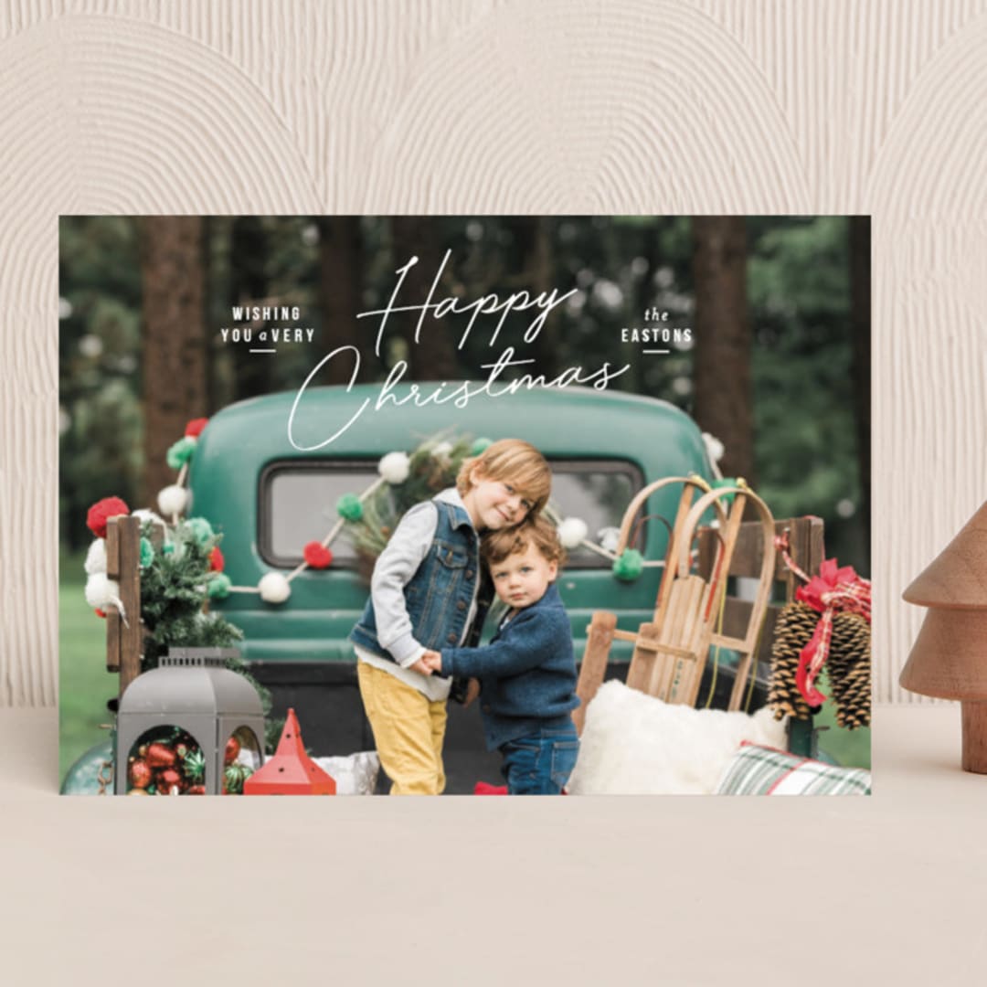 "noteworthy" - Holiday Cards in Snowflakes by Design Lotus - Front
