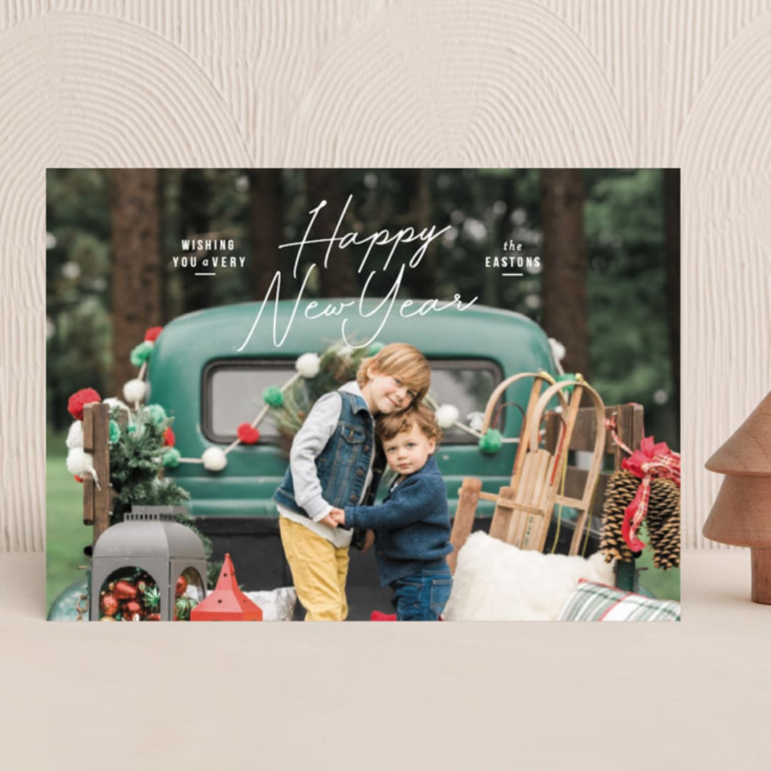 "noteworthy" - Holiday Cards in Snowflakes by Design Lotus - Front