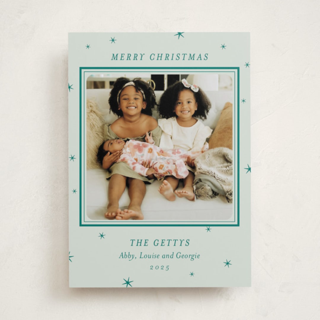 "starry wonder" - Holiday Cards in Wintermint by Alston Foster - Front