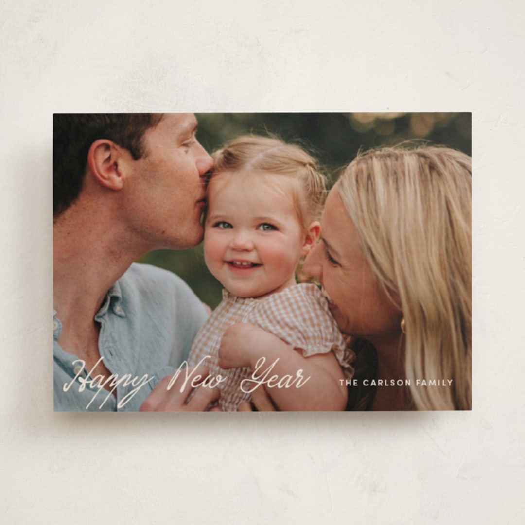 "The Christmas Letters" - Holiday Cards in Gilt by Pixel and Hank - Front