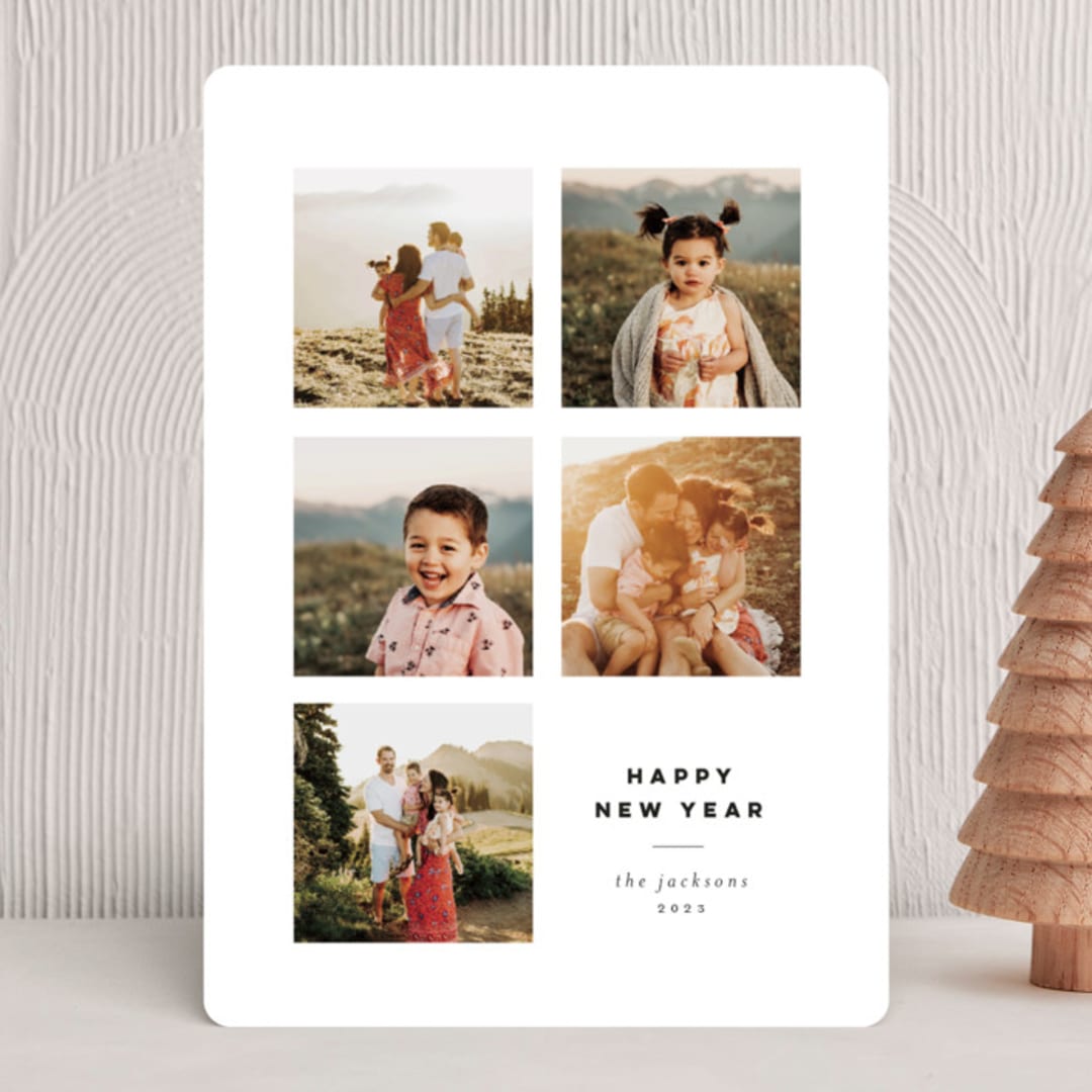 "Gallery Wall" - Holiday Cards in Snow by Heather Cairl - Front