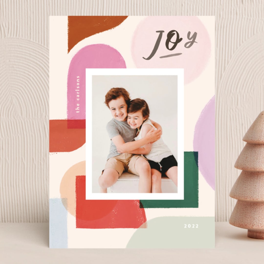 "Forme" - Holiday Cards in Candy Apples by Julie Murray - Front