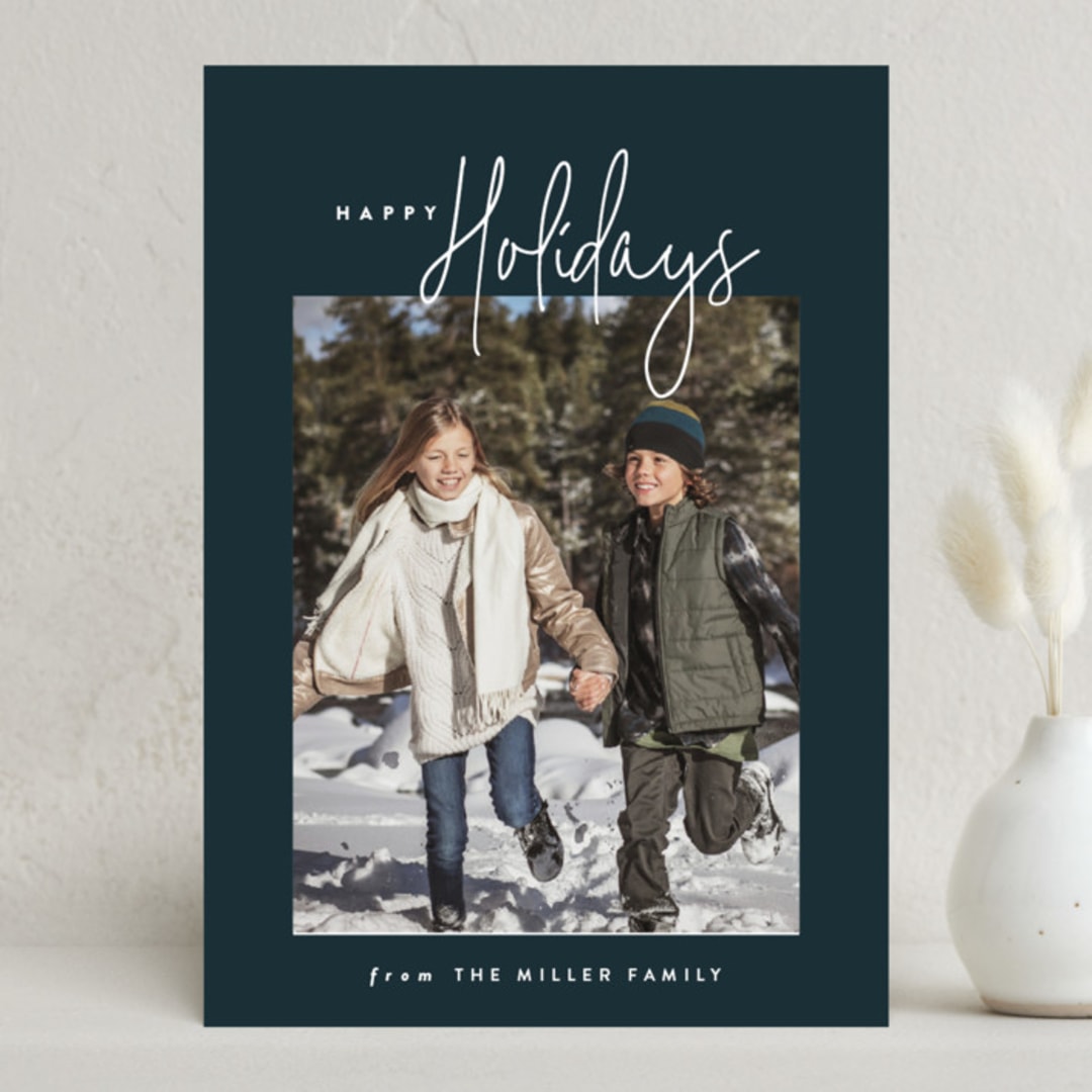 "keepin it fun" - Holiday Cards in Night Sky by Carolyn Nicks - Front