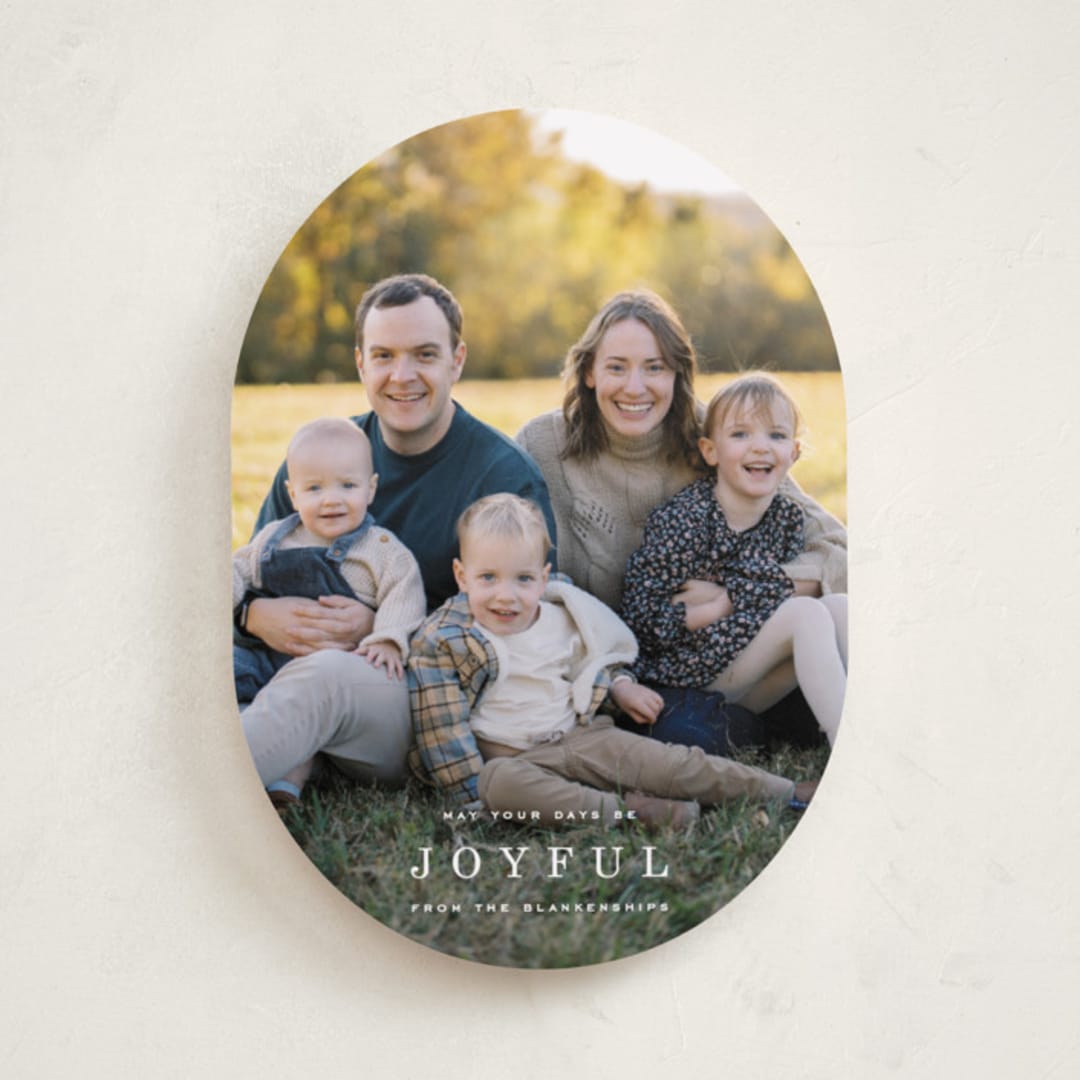 "Strand" - Holiday Cards in Cotton by Amy Kross - Front