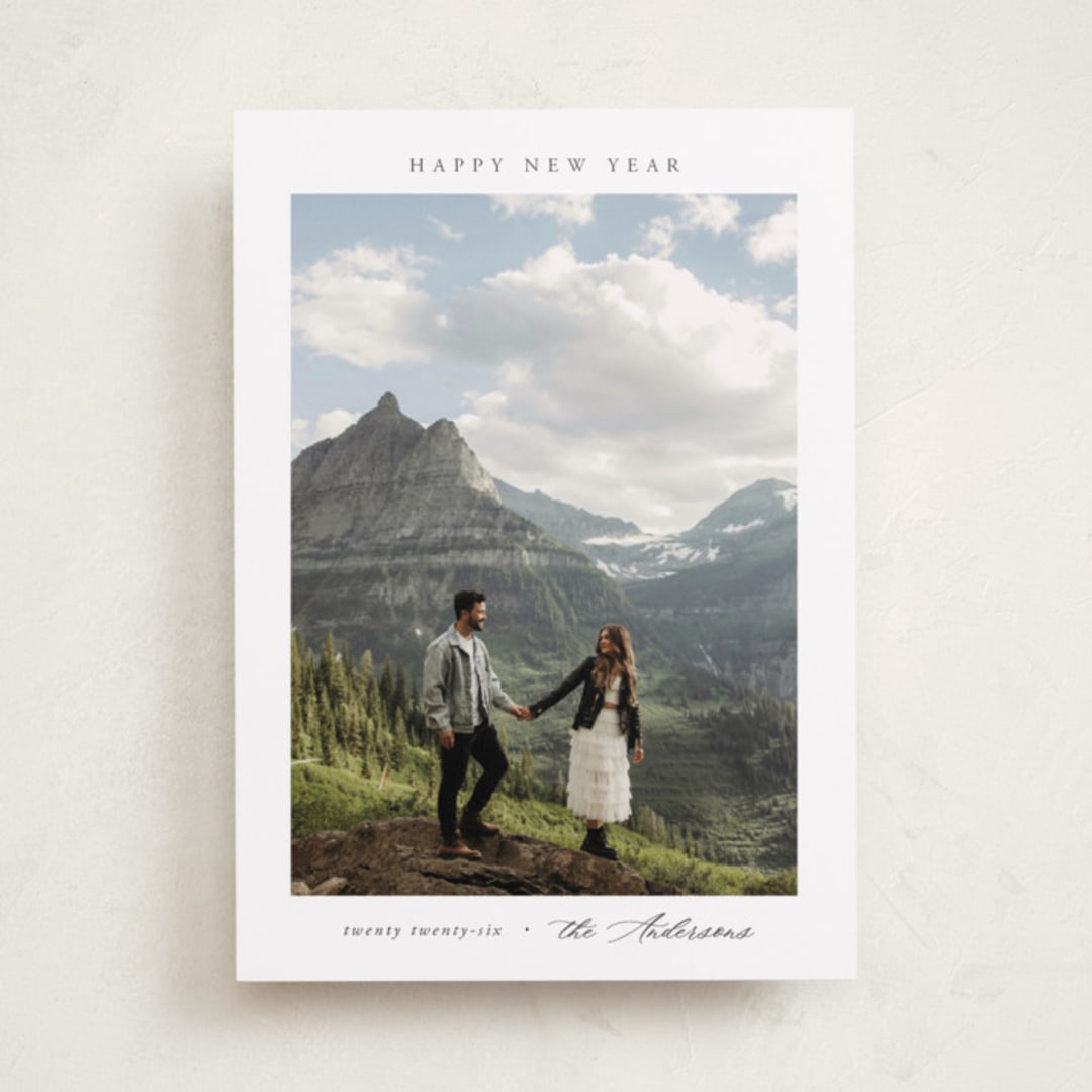 "Scenic" - Holiday Cards in Snow by Nicole Walsh - Front